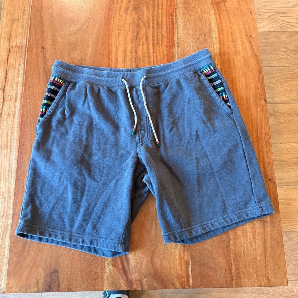 Howler Bros Men's Charcoal Gray Sweat Shorts wth Embroidery Size XL